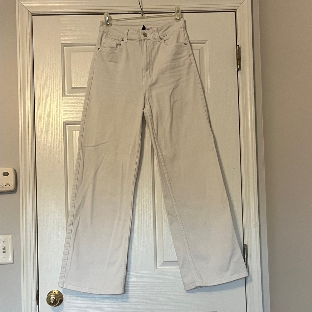Divided Women's Light Beige Flare Jeans
